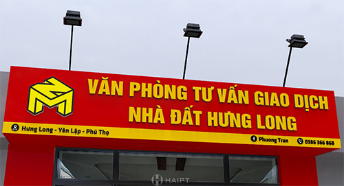 Bảng hiệu tư vấn giao dịch Nhà đất HƯNG LONG