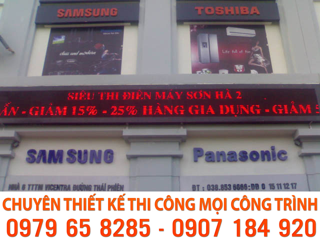 Bảng điện tử led đẹp giá rẻ quận 1