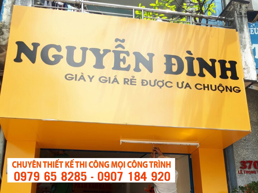 Bảng hiệu Aluminium giá rẻ tại Quận 9