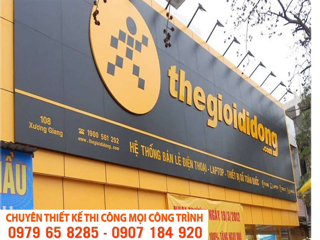 Bảng hiệu Aluminium giá rẻ tại Quận 6