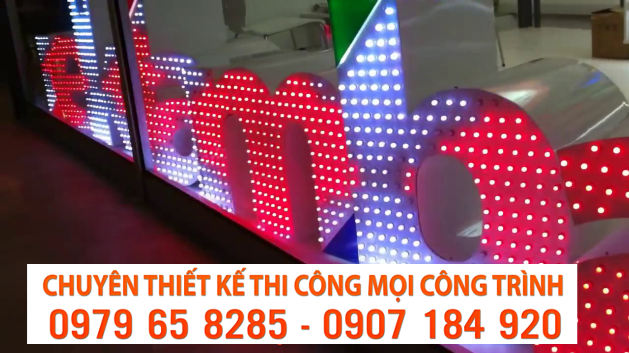 Chữ quảng cáo alu đẹp giá rẻ Quận 2