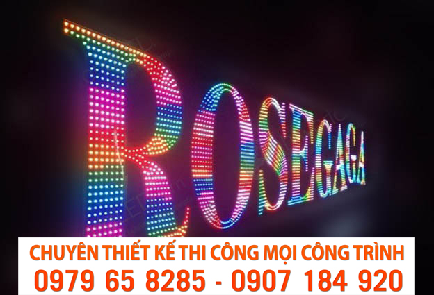 Chữ quảng cáo alu đẹp giá rẻ Quận 1