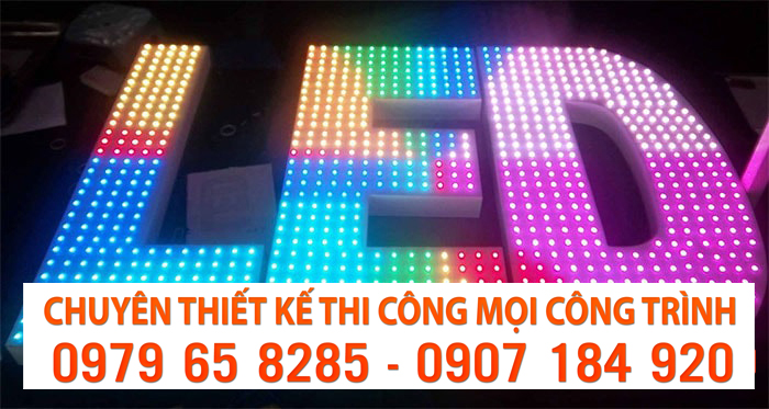 Chữ quảng cáo alu đẹp giá rẻ TPHCM