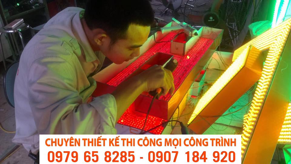 Chữ quảng cáo alu đẹp giá rẻ Quận 4