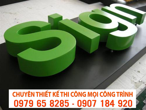 Chữ quảng cáo alu đẹp giá rẻ Quận 5