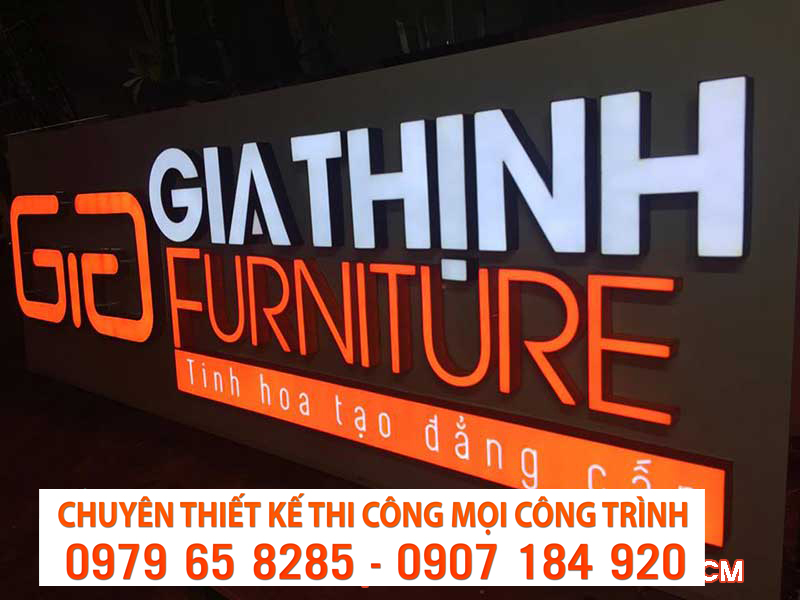Chữ quảng cáo mica giá rẻ Quận 7