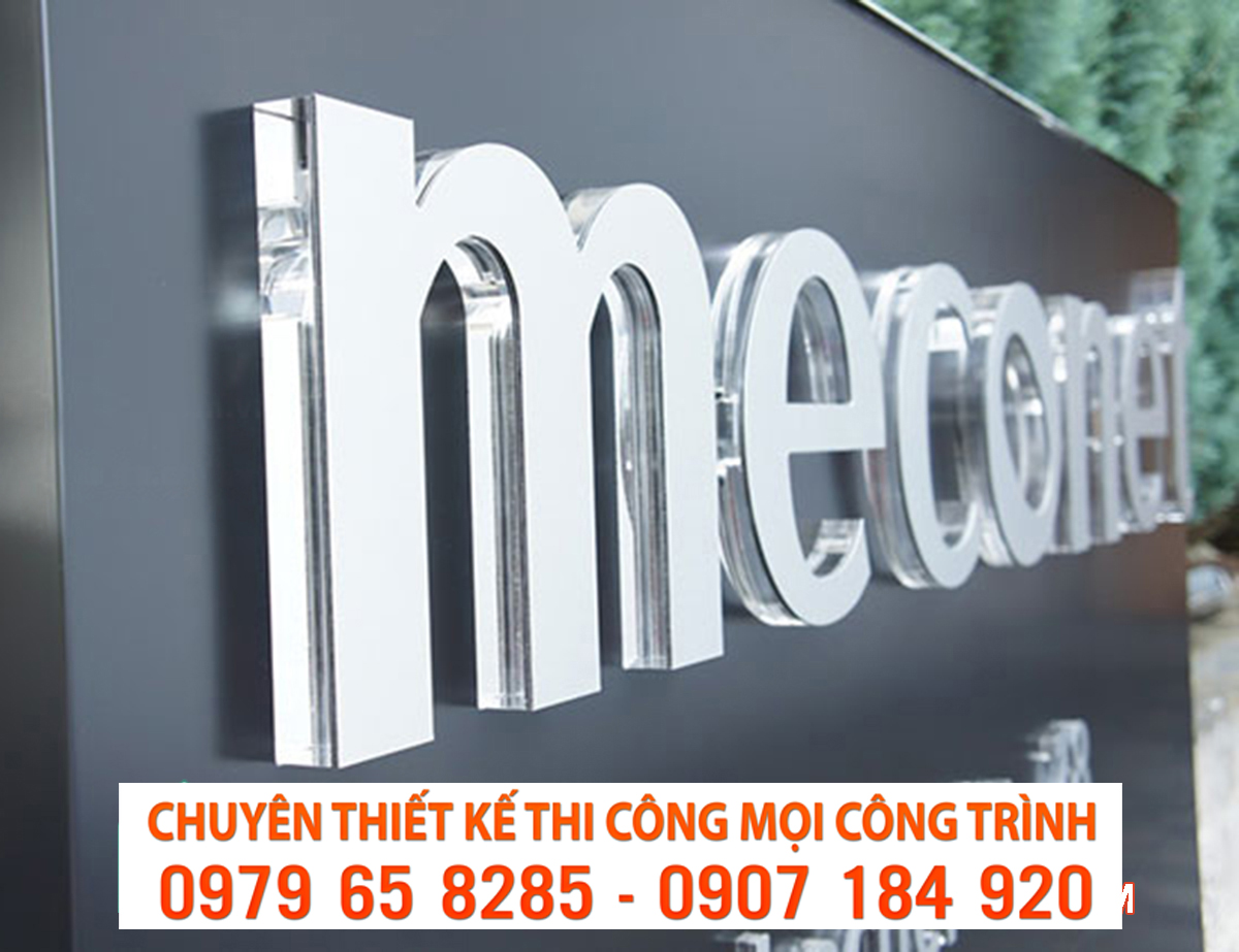 Chữ quảng cáo mica giá rẻ Quận 8