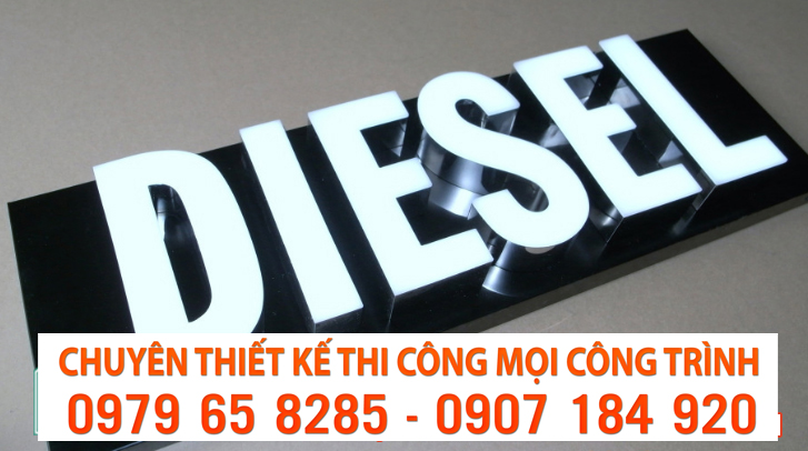 Chữ quảng cáo mica giá rẻ Quận 9