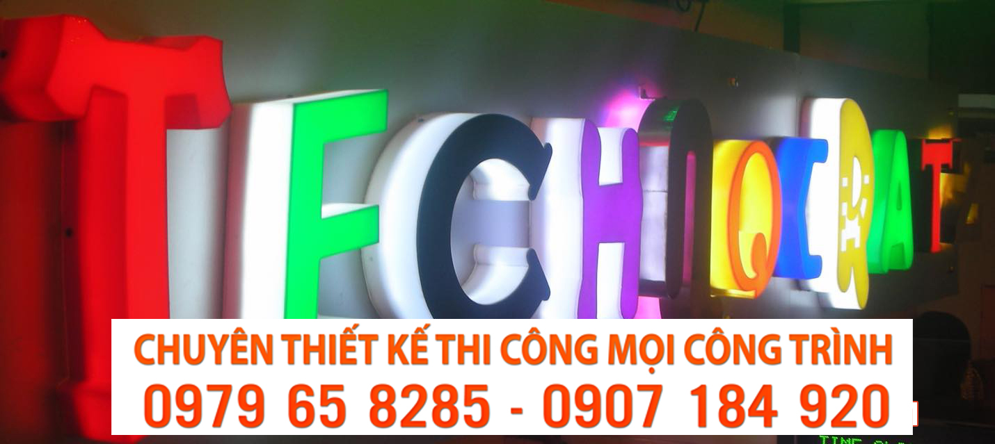 Chữ quảng cáo mica giá rẻ Quận 1