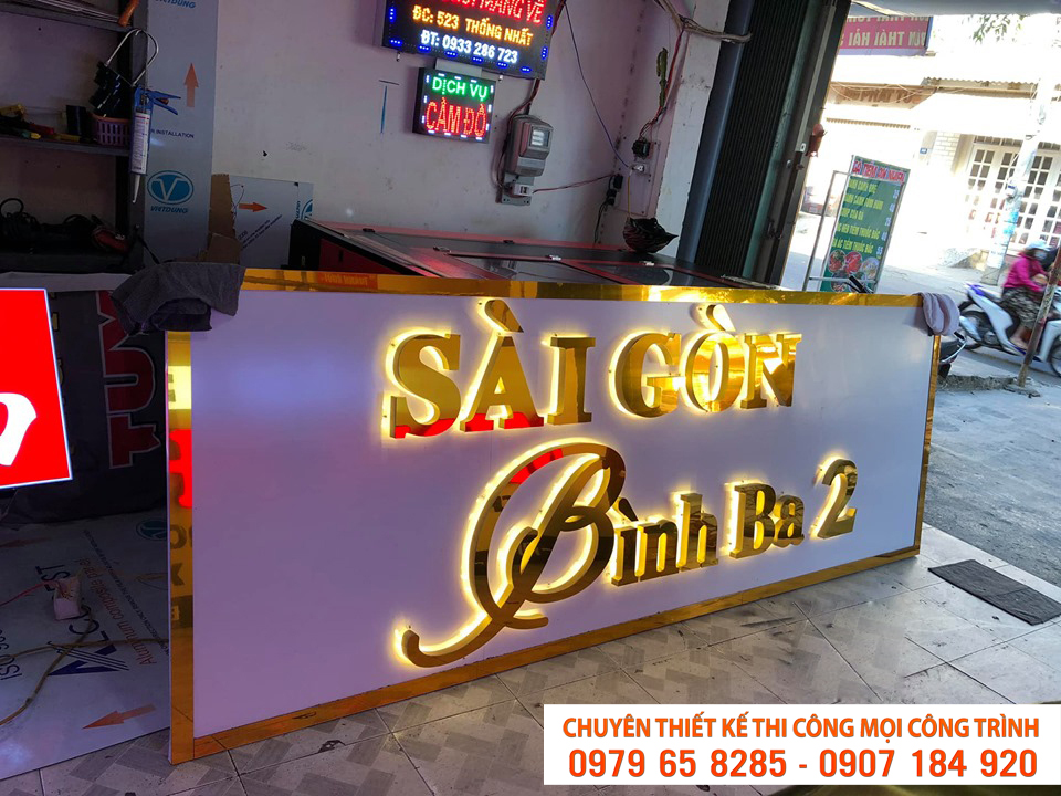 Bảng hiệu alu giá rẻ đẹp tại Bình Tân - TPHCM