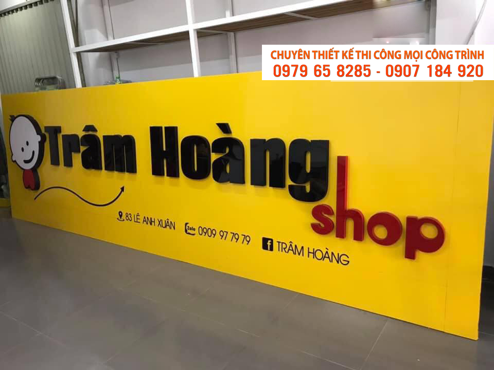 Bảng hiệu alu giá rẻ đẹp tại Vĩnh Lộc - TPHCM
