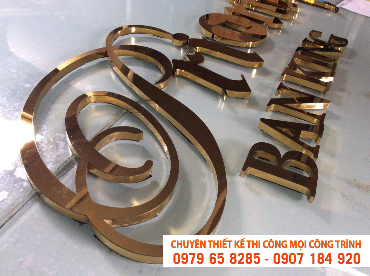 Chữ quảng cáo inox giá rẻ đẹp tại TPHCM