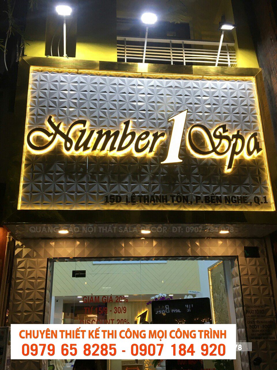 Nội thất number1 spa giá rẻ đẹp tại Quận 1