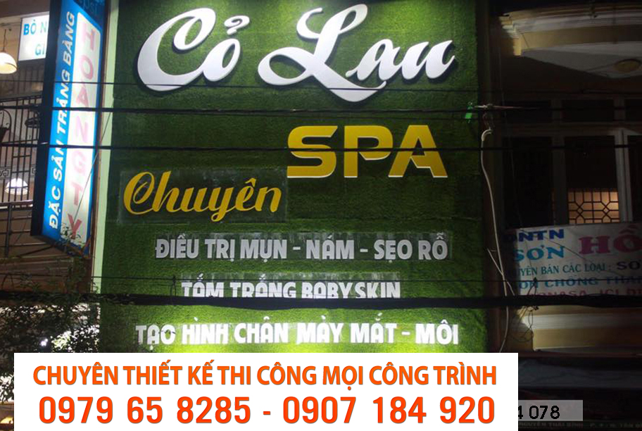 Nội thất Cỏ Lau spa giá rẻ đẹp tại Tân Bình