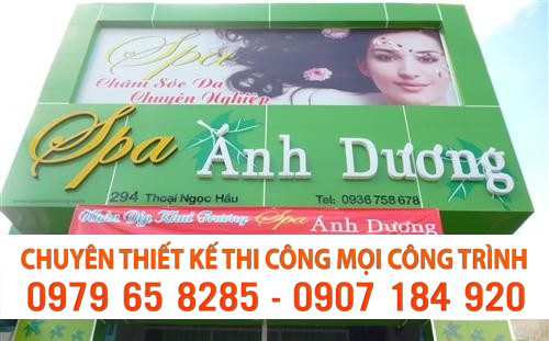 Nội thất Ánh Dương spa giá rẻ đẹp tại Tân Phú